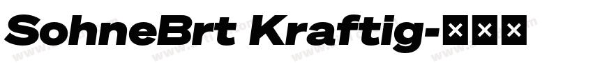 SohneBrt Kraftig字体转换